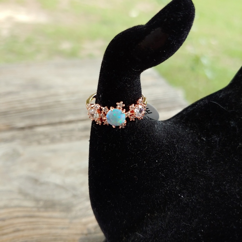 Celestial Collection Stars Ring in Rose Gold Tone